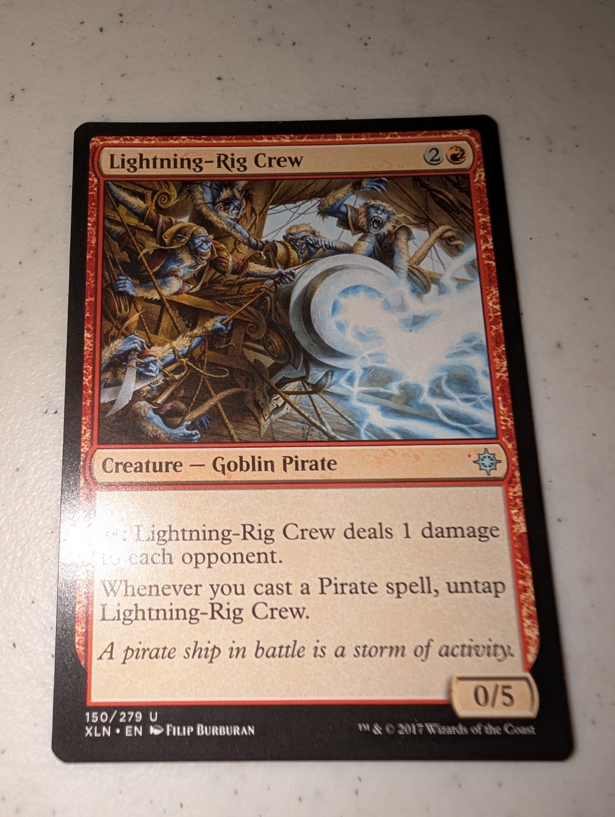 MtG Lightning-Rig Crew - Ixalan - Nonfoil - 150/279