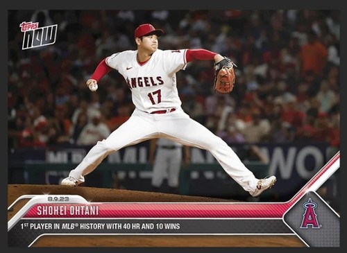 2023 MLB TOPPS NOW® Shohei Ohtani - Card 683 - PR: 13445 Angels