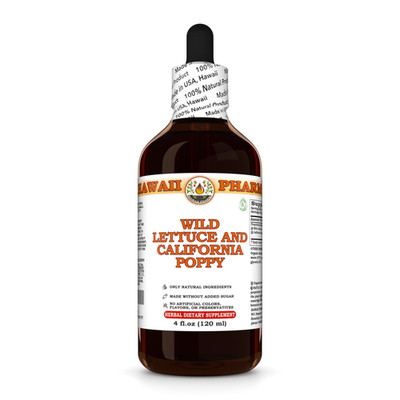 Wild Lettuce and California Poppy Herbal Formula Liquid Herbal Extract