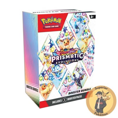    Pokémon TCG Prismatic Evolutions Booster Bundle S&V SEALED&OVP Englisch