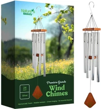 Nature’s Melody Premiere Grande Tunes Wind Chimes – Outdoor Windchime with 6 ...