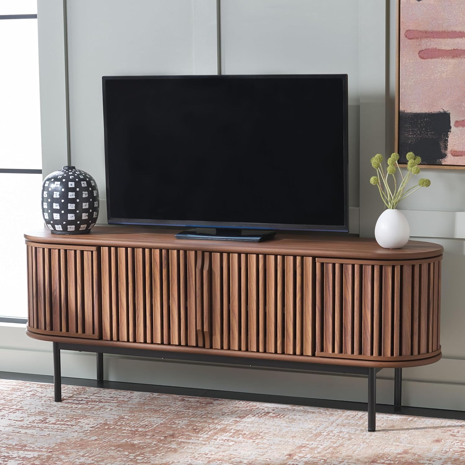 For 65" Screens With Storage Cabinets