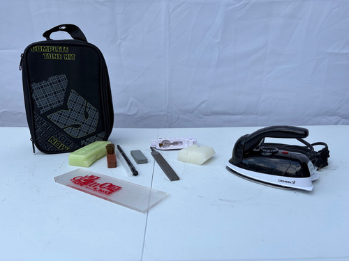 Demon Complete Ski Snowboard Tune Kit Wax Iron Edge Tools Carry Case