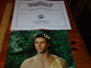 Michael Forest STAR TREK Original Series AUTOGRAPHED Photo 10 x 8 Apollo