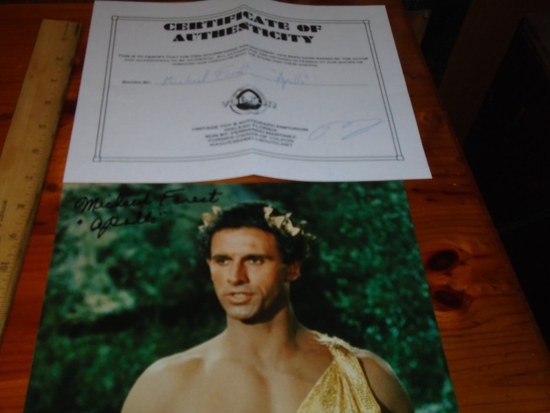 Michael Forest STAR TREK Original Series AUTOGRAPHED Photo 10 x 8 Apollo
