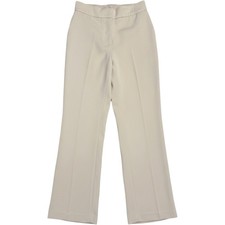 Quince Beige Straight Leg Dress Pants Elastic Back Waistband Size 0