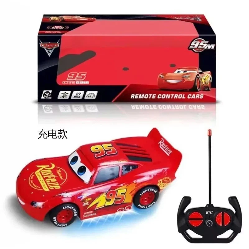 Pixar Cars Saetta McQueen Auto Radiocomandata Elettrica Bambini - Immagine 2 di 4