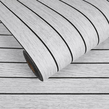 Peel and Stick Grey White Wood Slat Wallpaper for Stunning Interiors 118"x30