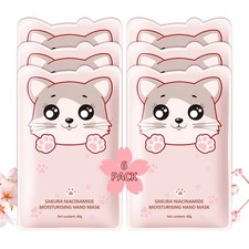 Hand Masks Moisturizing Gloves,6 Pairs Hydrating Hand Peel Masks Gift Set for...