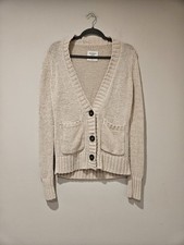 Abercrombie And Fitch Women's Button Front Cardigan, Size Small, Cream