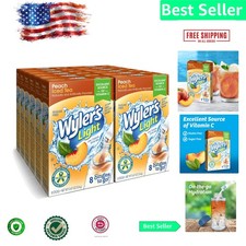 96 Delicious Wyler's Light Pacchetti in Polvere - Aumenta la Tua Idratazione con Tè alla Pesca
