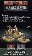 Flames of War GE782 Fallschirmjager Assault Rifle Platoon Gaming Miniatures