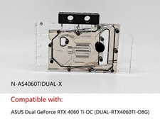 Granzon GPU Water Block For ASUS Dual GeForce RTX 4060 Ti OC N-AS4060TIDUAL-X