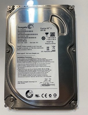 Seagate Pipeline HD 2 320GB 3.5'' SATA Hard Drive ST3320311CS   Tested Working