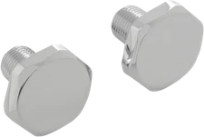 DRAG SPECIALTIES Fork Tube Cap - Upper - Chrome 71584