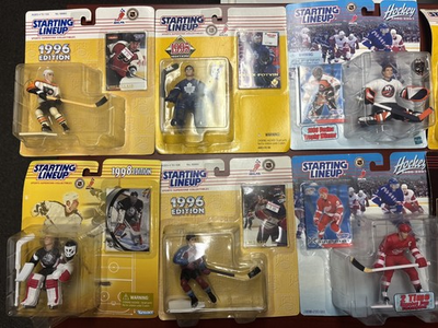#ad #ad Lot 27 Kenner Starting Lineup 1995 1998 NHL Ice Hockey Action Figures Gretzky $145.00