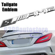 3D Rear Trunk Emblem For Mercedes S AMG Edition Tailgate Badge Sport Decal