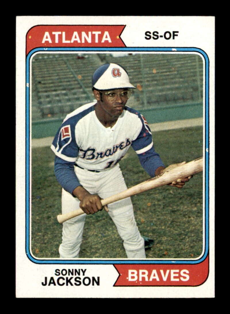 1974 Topps #591 Sonny Jackson   NM/NM+ X3726628