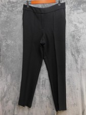 Vince Camuto Pants Womens 8 Black Dress Ponte Slim Tapered Pull On Pockets