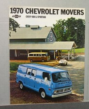 1970 Chevrolet Chevy-van And Sportvan Sales Catalog