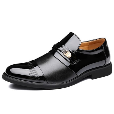  Men's Leather Loafers Moccasins Handmade Formal Dress Shoes Non-slip Footwears