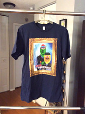 Philadelphia Flyers Phillies Gritty Philly Phanatic Blue Shirt Ladies Large