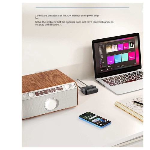Bluetooth 5.3 AudioempfäNger, USB-U-Disk-Wiedergabe, Kabelloser Adapter R/L2300 - Bild 9 von 10