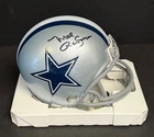 MEL RENFRO SIGNED DALLAS COWBOYS RIDDELL SPEED MINI HELMET W/ BAS CERT AUTO