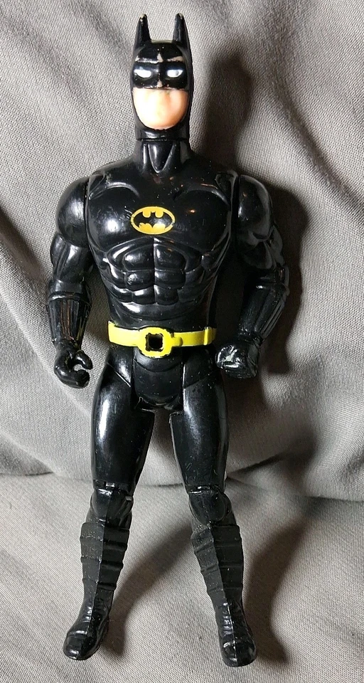 Lote de 3 figuras de Batman y Robin - Kenner Gold Batman 1990 y Batman negro 1989 y Robin Foto 2 de 4