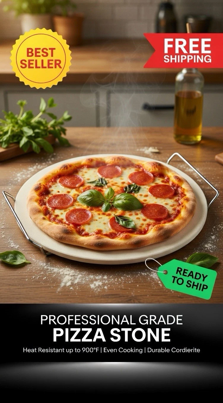 Zyliss Ceramic Baking Stone Pizza Tray Bread Oven Cookware Kitchen Essential
Opens in a new window o