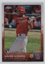 2015 Topps Chrome Refractor Xavier Scruggs #166 3e3