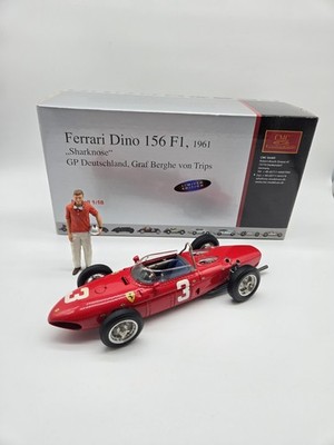 CMC Ferrari Dino 156 F1 1961 Sharknose  Graf Berghe von Trips OVP Mit Figur 1:18