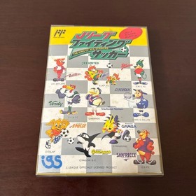 J-League Fighting Soccer IGS Famicom Nintendo FC Japan Import Complete CIB