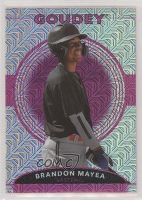 2022 Goodwin Champions Goudey Platinum Pink Traxx 55/299 Brandon Mayea #GP24 mq5