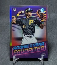 Oneil Cruz Rookie Of The Year Favorites Chrome 2022 Bowman Card #ROYF-5 Pirates