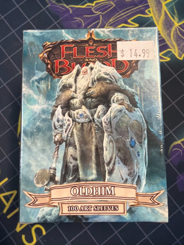 Flesh and Blood Oldhim 100 Art Sleeves Dragon Shield TCG Card Sleeves Sealed