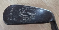Antique Vintage Wilson 12A Deep Groove Hickory Wood Shaft Golf Club Mashie
