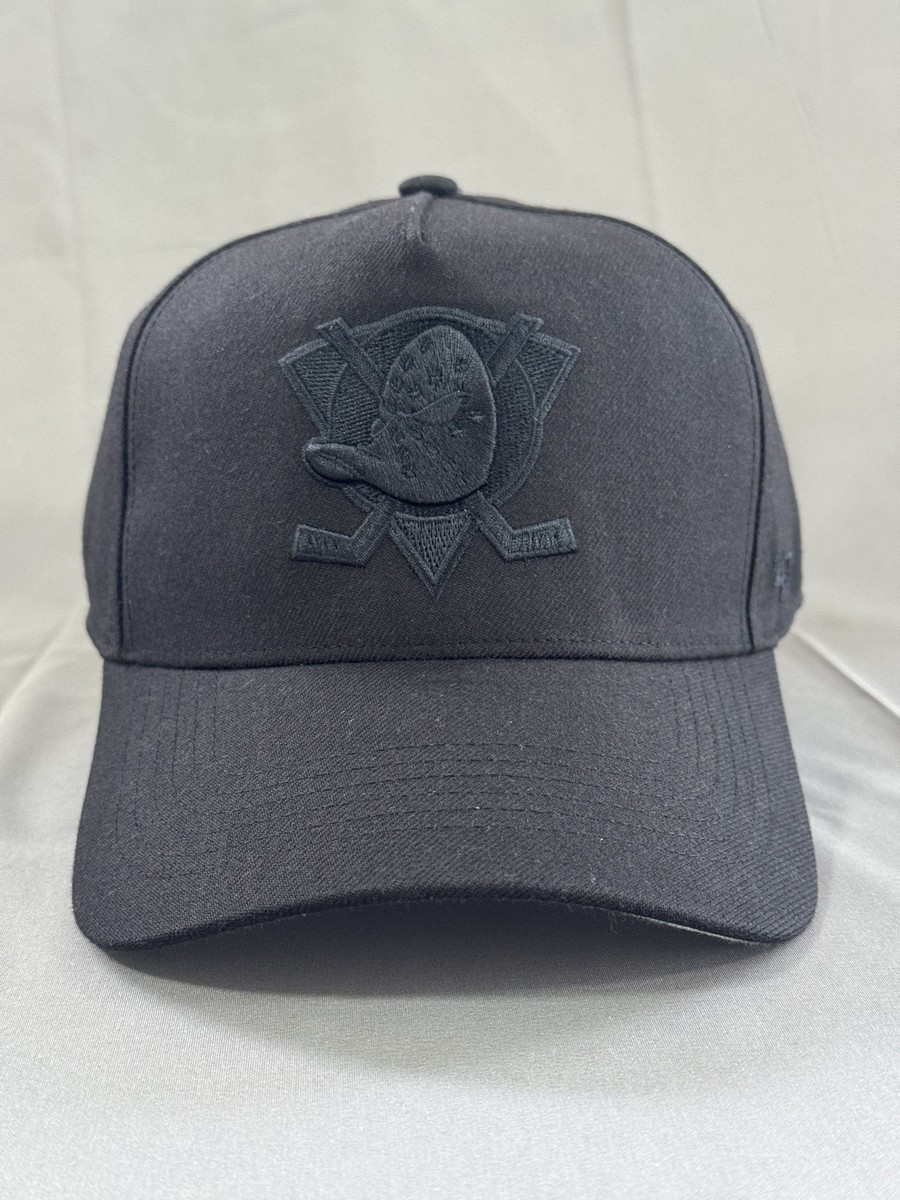 '47 Brand Anaheim Ducks Black Tonal Snapback Hat NHL Cap One Size