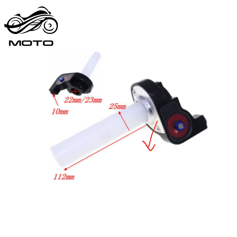 7/8" Motorcycle Twist Throttle Handle Grip with Cable 50-250CC motocross ATV US - Image 2 of 4