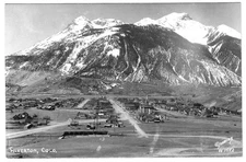 View of Silverton Colorado Sanborn RPPC Photo Postcard W-1552