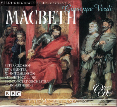 2 CDs Verdi MACBETH Verdi Originals: 1847 version - Opera Rara Matheson (C8706)
