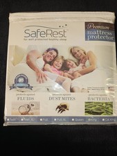 Waterproof King Mattress Protector Cotton Terry Fitted Cover Breathable Quiet