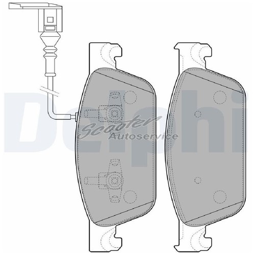 2x Delphi Bremsscheibe Vorne Für Opel Saab | 494483