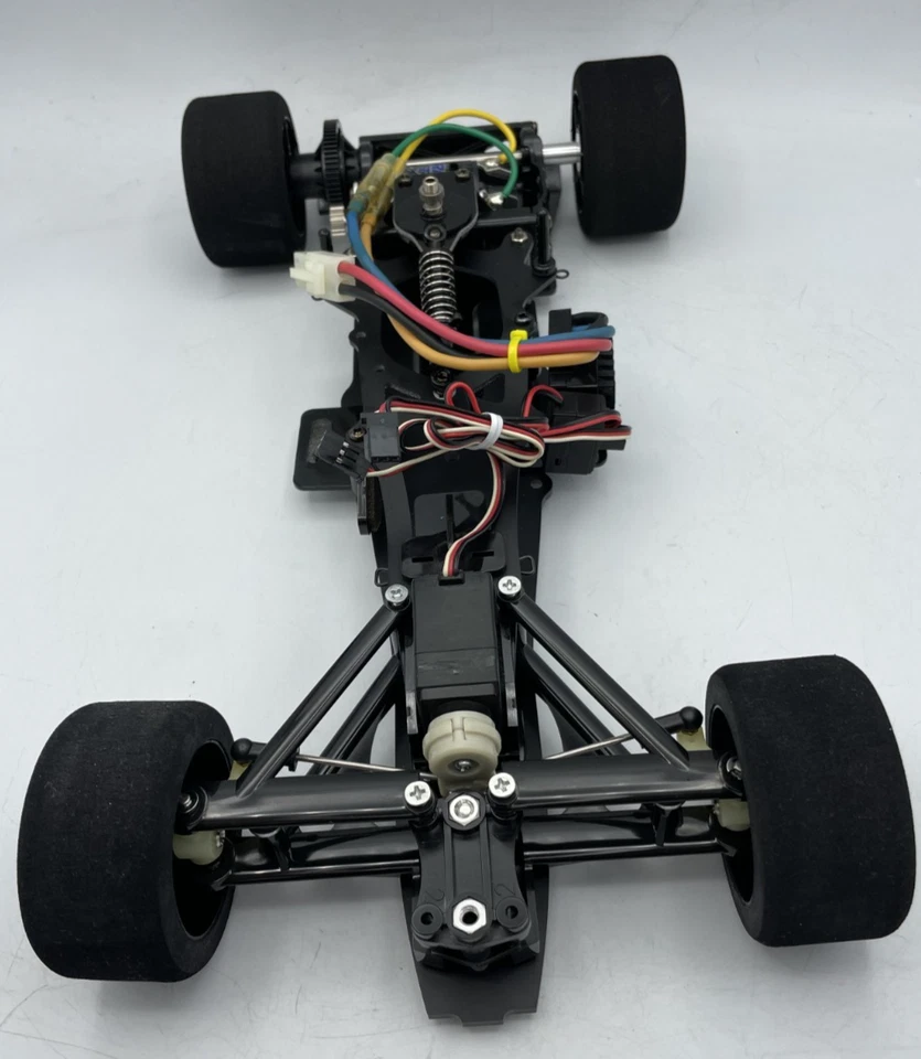 Per parti di ricambio telaio TAMIYA F104 F-104 con motore ed ESC - Immagine 2 di 4