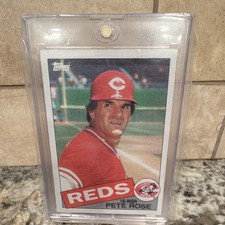 Topps 1985 Pete Rose #600 Cincinnati Reds Major League Baseball Base Set Card