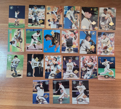 21 PITTSBURGH PIRATES 1995 Topps Stadium Club TEAM CARD LOT World Series Winner