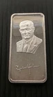 Vintage 1 TROY OUNCE SILVER .999 PRESIDENTIAL ART BAR THE HAMILTON MINT