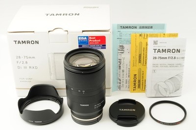 [NEUWERTIG mit Box Hood] Tamron 28-75 mm F/2.8 Di III RXD Objektiv für Sony...