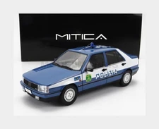 MYTHICAL 201007-D FIAT - CHROME CHT POLICE 1987 POLICE - LIGHT BLUE WHITE - 1/18
