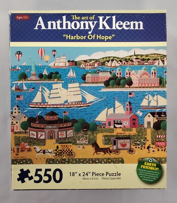 Harbor of Hope The Art of Anthony Kleem 550 Piece Jigsaw Puzzle 2011 Karmin READ